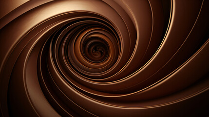 Naklejka premium Chocolate swirl background