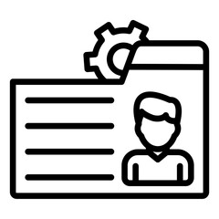 De Identification Icon Style