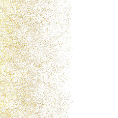 Abstract transparent golden glitters background
