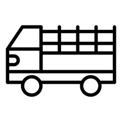 Pickup Truck Icon Style