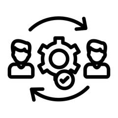Workflow Cycle Icon Style