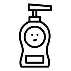 Baby oil Icon Style