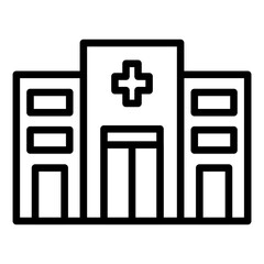 Obraz premium Hospital Icon Style