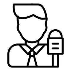 Male Informant Icon Style