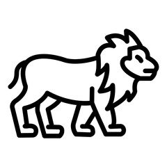 Lion Circus Icon Style