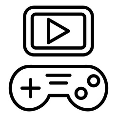 Game Trailer Icon Style