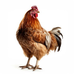 Fototapeta premium A Chicken on white background