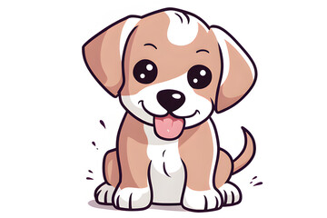 a-cute-puppy. Generative AI