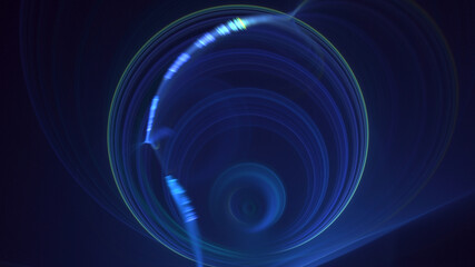 3D manual rendering abstract technology fractal background
