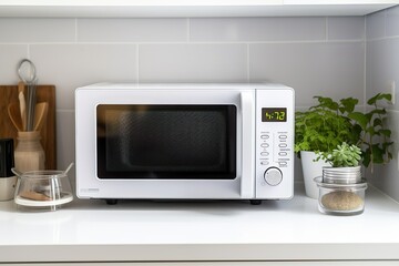 Obraz premium 電子レンジのイメージ01