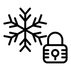 Freeze Lock Icon Style