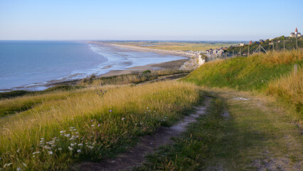 Sunset near Ault on a sunny day in summer