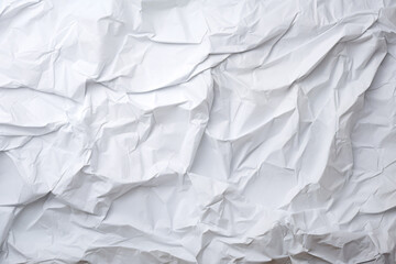 Obraz premium Rough, Distressed, and Weathered White Blank Crumpled Paper Poster Texture Background