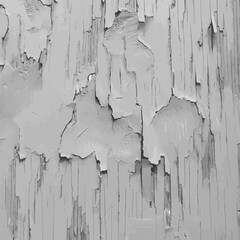 Close-up of gray peeling plaster. The texture of an old plastered wall