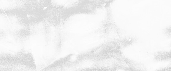 Vector white grunge painted wall texture background, white or light gray concrete wall.