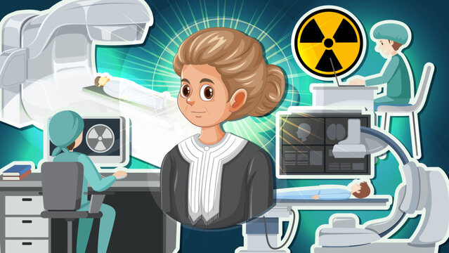 Marie Curie's Chemistry Discovery and Radioactive Invention