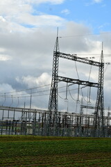 electricity station transformer substation energy distribution high Voltage