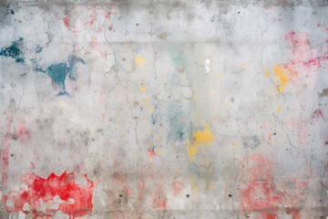 concrete wall with spray paint marks