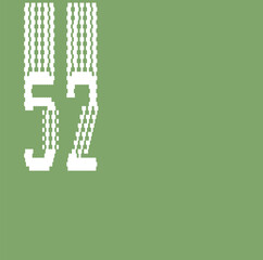 52 UAE National Day. Union Day of United Arab Emirates. Traditional Illustration. Vector eps 10.