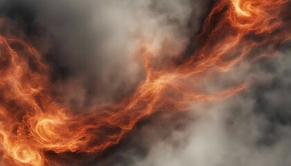 texture of fire and smoke, burning hot fire