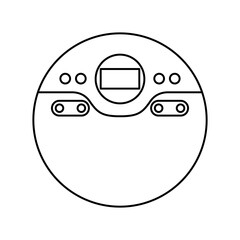 Discman Icon For Logo And More.