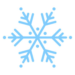 snowflake on white background