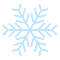 snowflake on white background