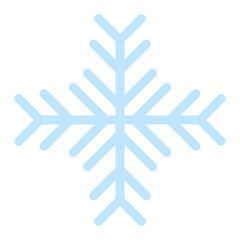 snowflake on white background