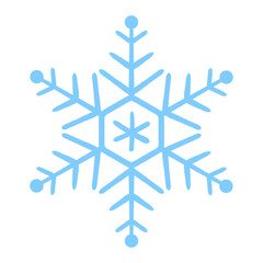 snowflake on white background