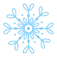 snowflake on white background