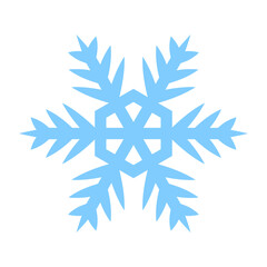 snowflake on white background