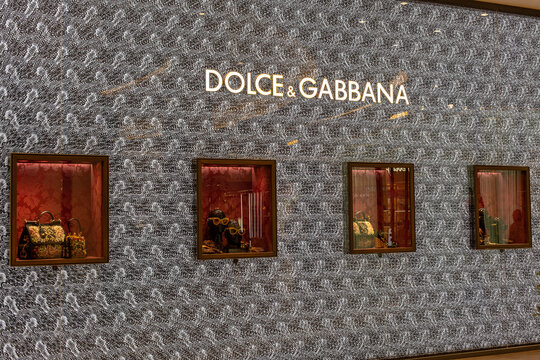 BANGKOK, THAILAND - JANUARY 07, 2014 : Dolce Gabbana store in Siam Paragon Mall in Bangkok, Thailand