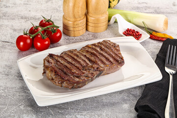 Rib eye steak grilled beef