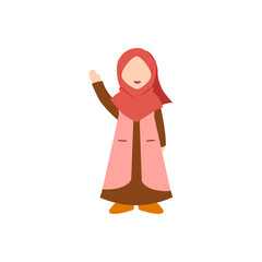 Fototapeta premium pose of beautiful woman with hijab model