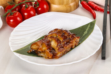 Grilled eel with unagi sauce