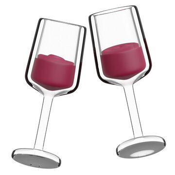 wine glass 3D