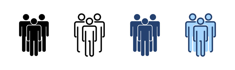 people icon vector. person sign and symbol. User Icon vector