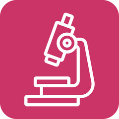 Microscope Icon Style