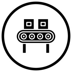 Conveyor Vector Icon Design Illustration