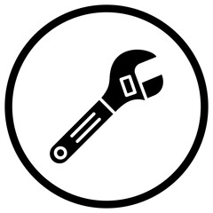 Wrench Vector Icon Design Illustration