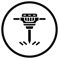 Drilling Vector Icon Design Illustration