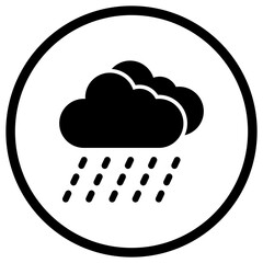 Rain Vector Icon Design Illustration