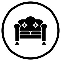 Sofa Vector Icon Design Illustration