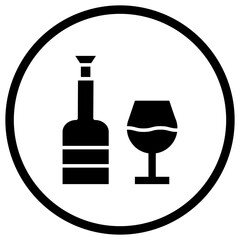 Wine Vector Icon Design Illustration