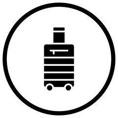 Luggage Vector Icon Design Illustration