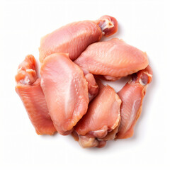 Meat raw chicken wings