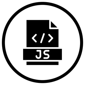 Javascript Vector Icon Design Illustration