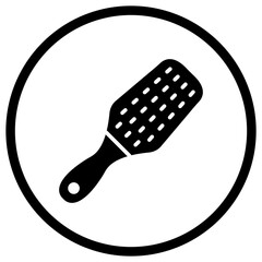 Hair brush Vector Icon Design Illustration