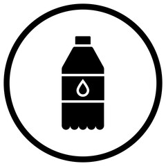 Water bottle Vector Icon Design Illustration