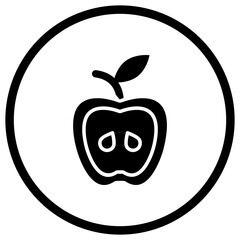 Apple Vector Icon Design Illustration